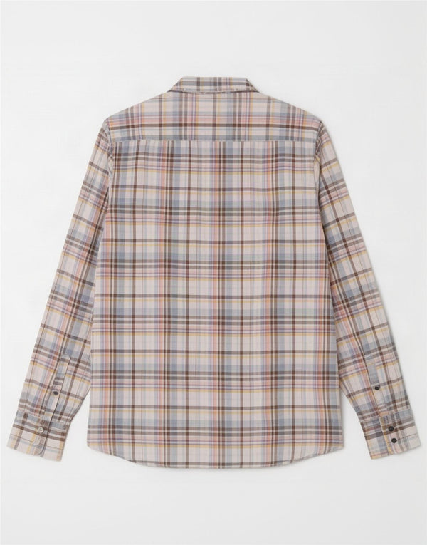 Hugo Boss Mens Regular Fit Shirt Medium Multicoloured Check Cotton