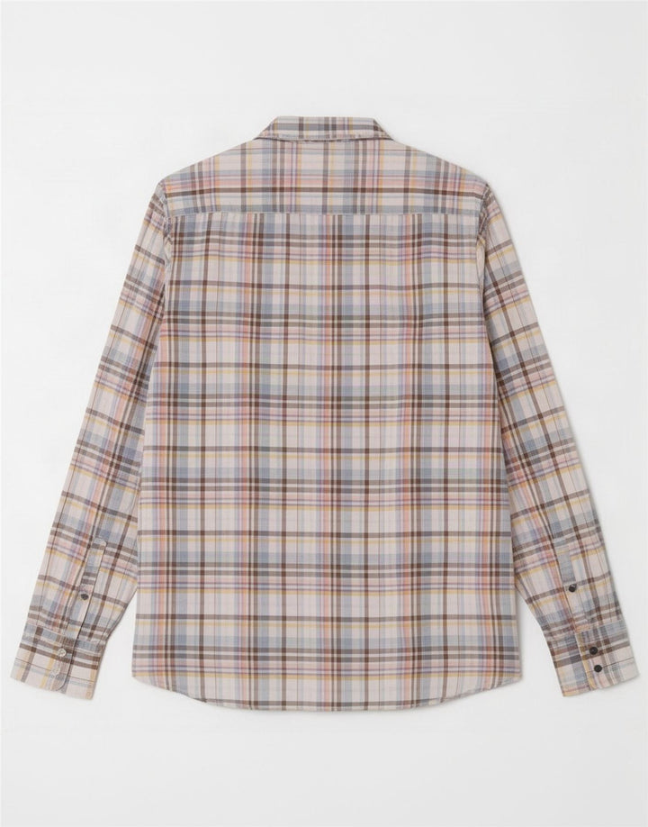 Hugo Boss Mens Regular Fit Shirt Medium Multicoloured Check Cotton