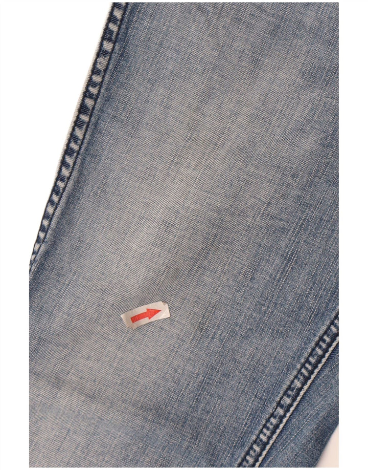 Wrangler Womens Skinny Jeans W30 L32 Blue Cotton