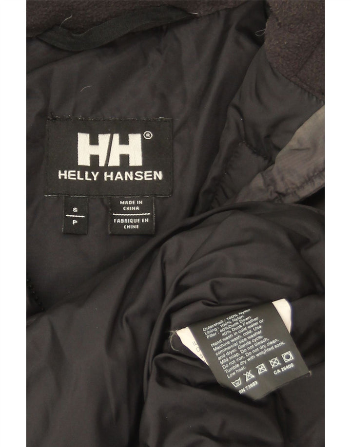 Helly Hansen Womens Hooded Oversized Padded Coat UK 10 Small Black Nylon