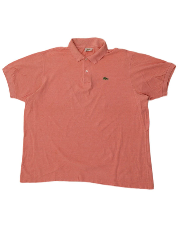 Lacoste Mens Polo Shirt Size 7 2XL Pink
