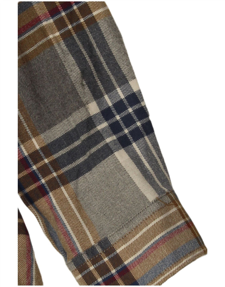 EDDIE BAUER Mens Classic Fit Flannel Shirt Medium Multicoloured Check