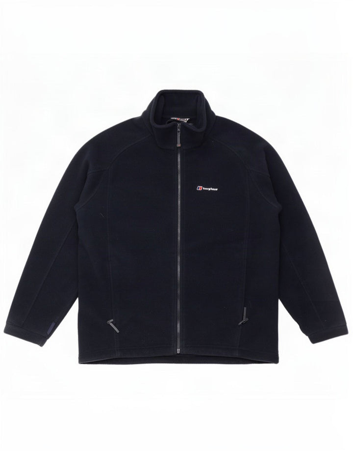 Berghaus Mens Liner Fleece Jacket UK 40 Large Navy Blue Polyester