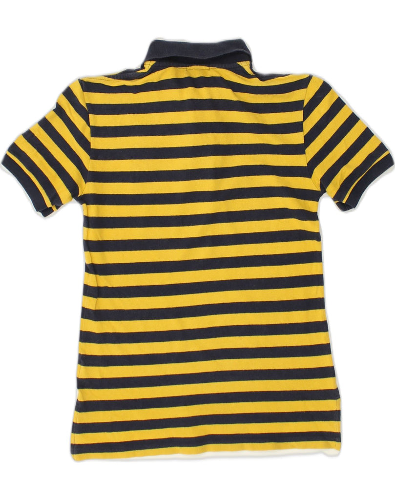 POLO RALPH LAUREN Boys Polo Shirt 10-11 Years Medium Yellow Striped Cotton | Vintage Polo Ralph Lauren | Thrift | Second-Hand Polo Ralph Lauren | Used Clothing | Messina Hembry 