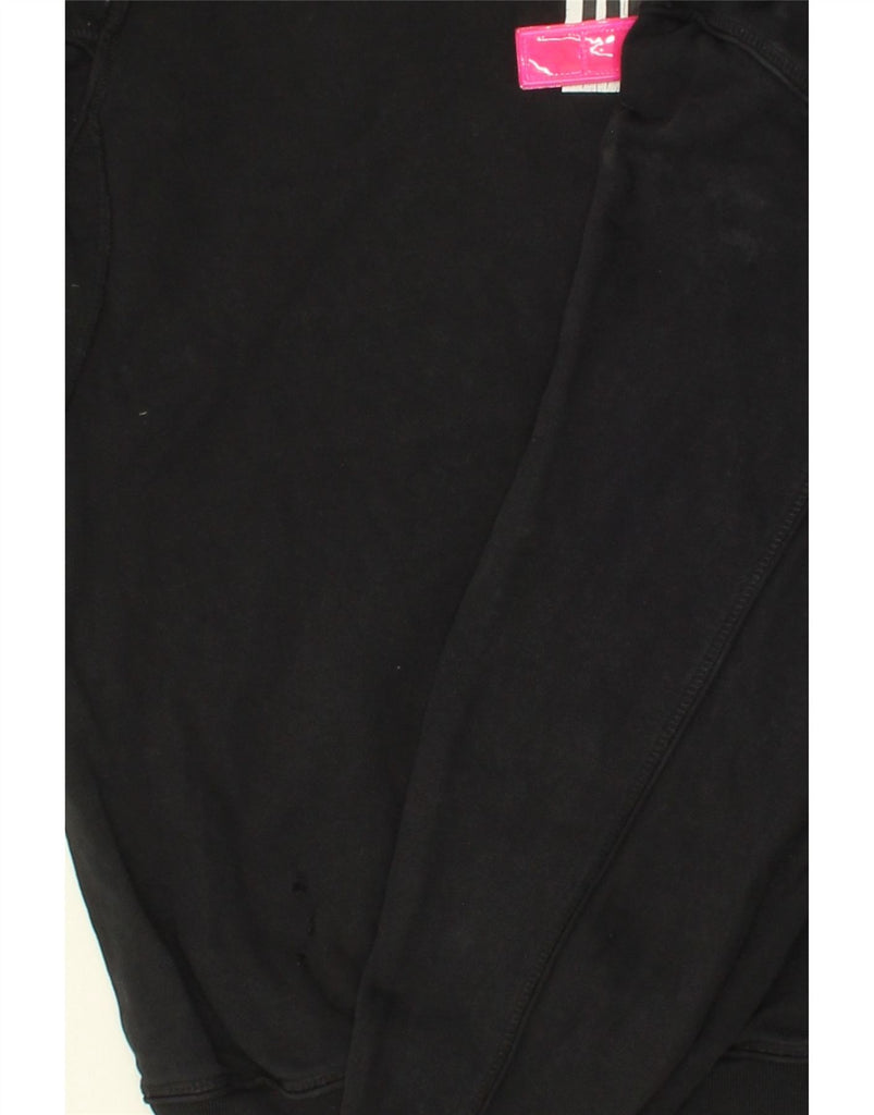 DIESEL Womens Graphic Sweatshirt Jumper UK 16 Large Black Cotton Vintage Diesel and Second-Hand Diesel from Messina Hembry 