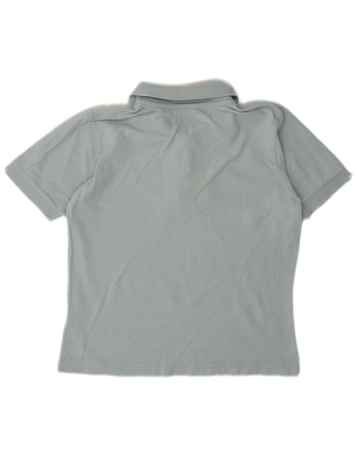 Kappa Womens Polo Shirt UK 12 Medium Blue Cotton