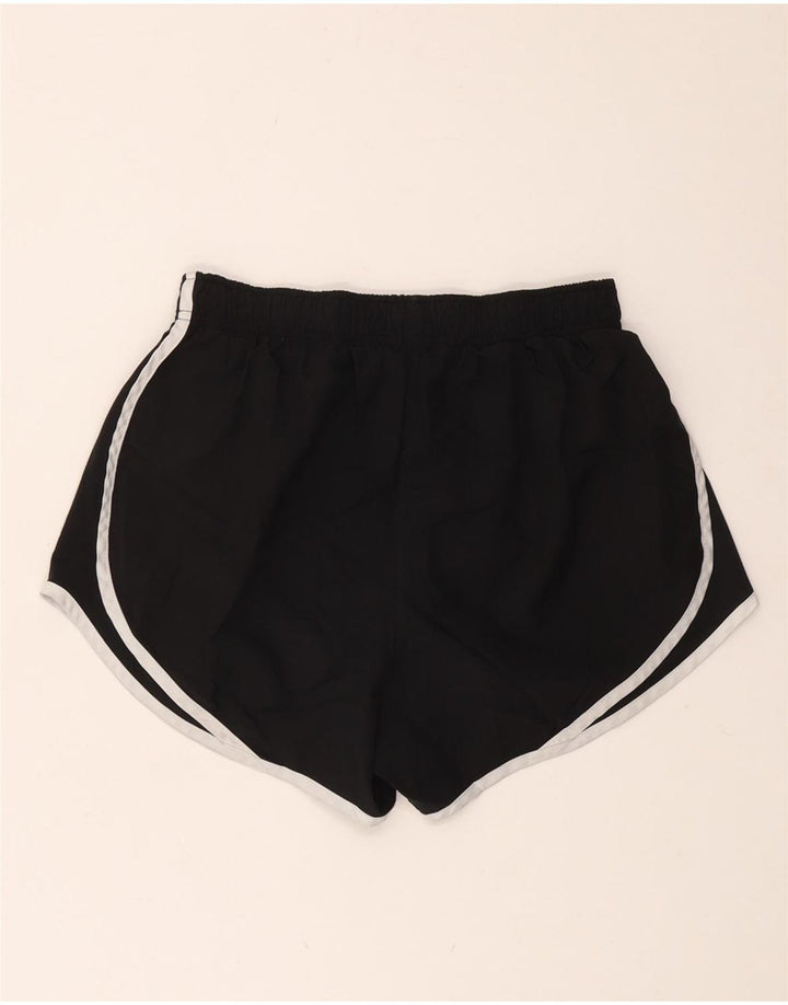 NIKE Womens Sport Shorts UK 8 Small Black Polyester