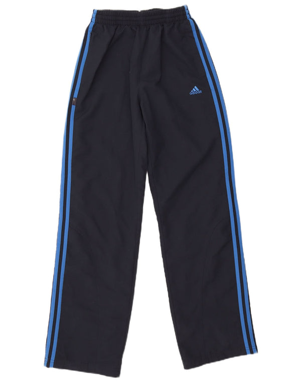 Adidas Boys Tracksuit Trousers 13-14 Years  Navy Blue Polyester