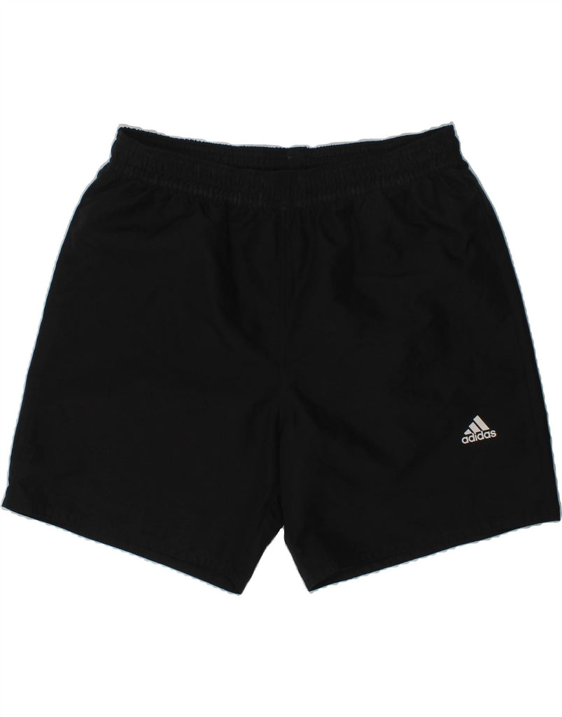 ADIDAS Boys Sport Shorts 15-16 Years Black Polyester | Vintage Adidas | Thrift | Second-Hand Adidas | Used Clothing | Messina Hembry 