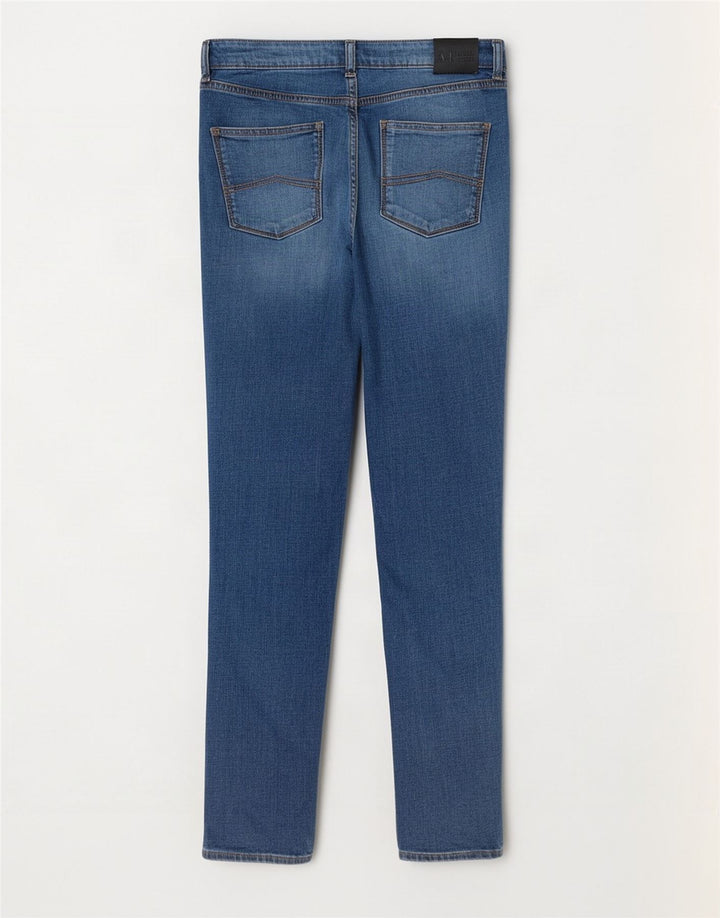 Armani Womens Skinny Jeans W30 L33 Blue Cotton
