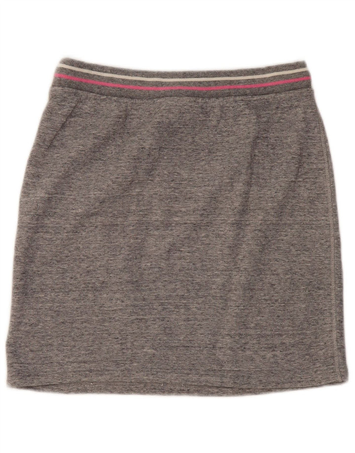 CHAMPION Womens Heritage Graphic A-Line Skirt Medium W30  Grey Flecked