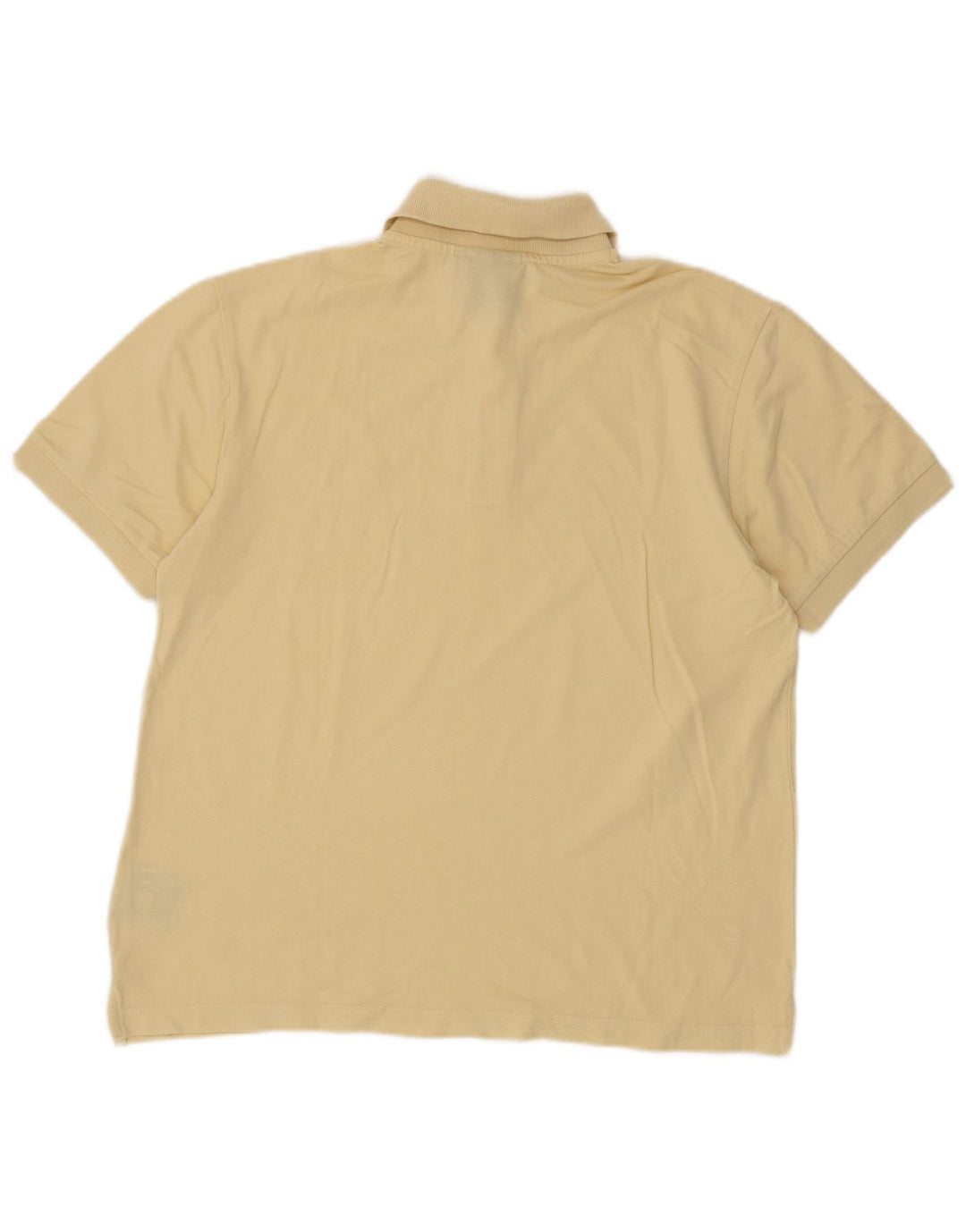 DIADORA Mens Polo Shirt Medium Yellow Cotton