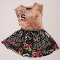 DESIGUAL Girls Abstract Pattern Swing Dress 5-6 Years Multicoloured Vintage Desigual and Second-Hand Desigual from Messina Hembry 