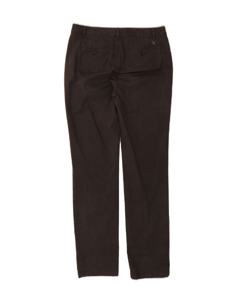 EDDIE BAUER Womens Curvy Straight Casual Trousers US 12 Large W34 L35 Grey Vintage Eddie Bauer and Second-Hand Eddie Bauer from Messina Hembry 