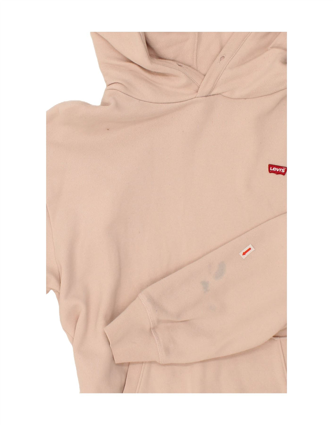 LEVI'S Mens Hoodie Jumper XS Pink Cotton Vintage Levi's and Second-Hand Levi's from Messina Hembry 