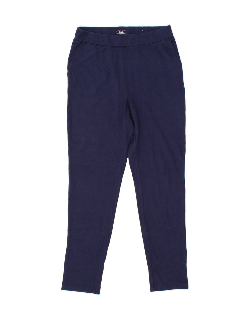 IZOD Womens Leggings UK 12 Medium  Navy Blue Polyester Vintage Izod and Second-Hand Izod from Messina Hembry 
