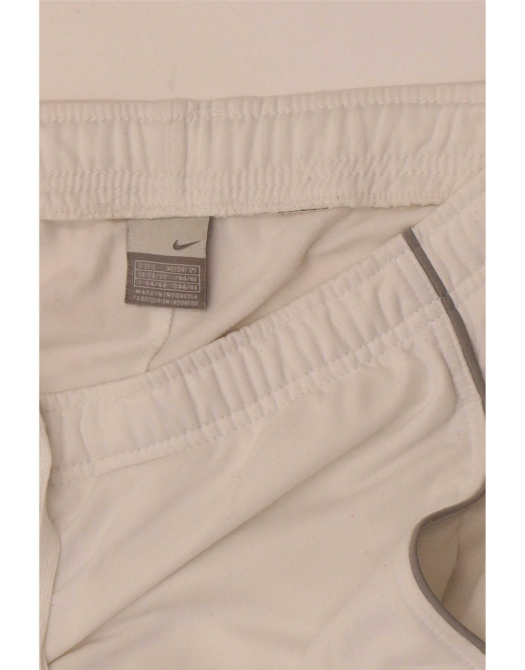 Nike Mens Tracksuit Trousers Small White Striped Sports
