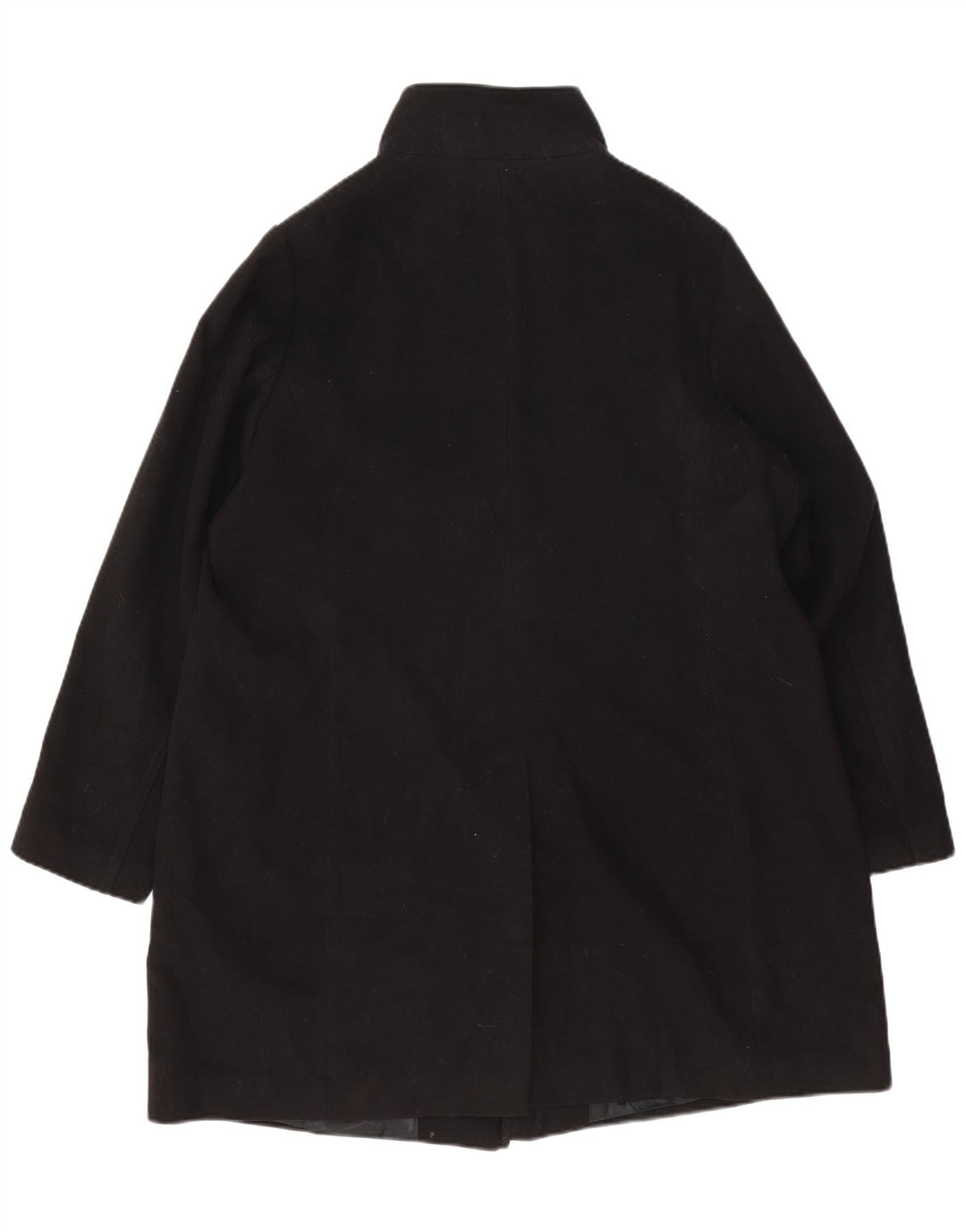 Marks & Spencer Womens Overcoat UK 20 2XL Black Polyester