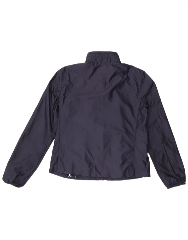 Ralph Lauren Womens Waterproof Rain Jacket UK 12 Medium Navy Blue Polyester