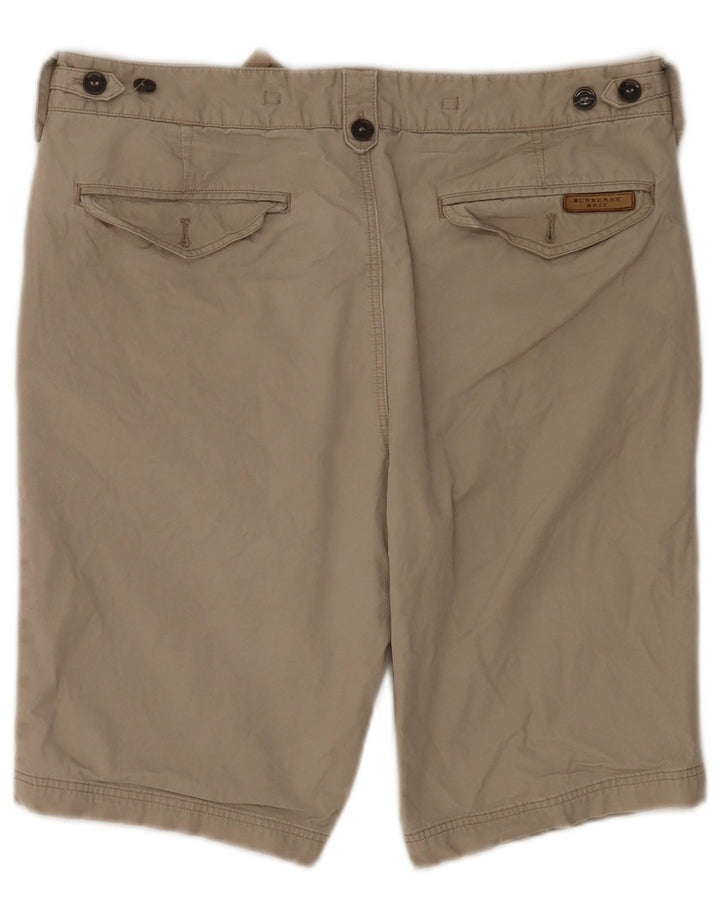 Burberry Mens Chino Shorts W30 Medium Grey Cotton