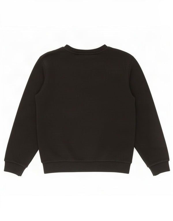 Ellesse Girls Graphic Sweatshirt Jumper 12-13 Years Black Cotton