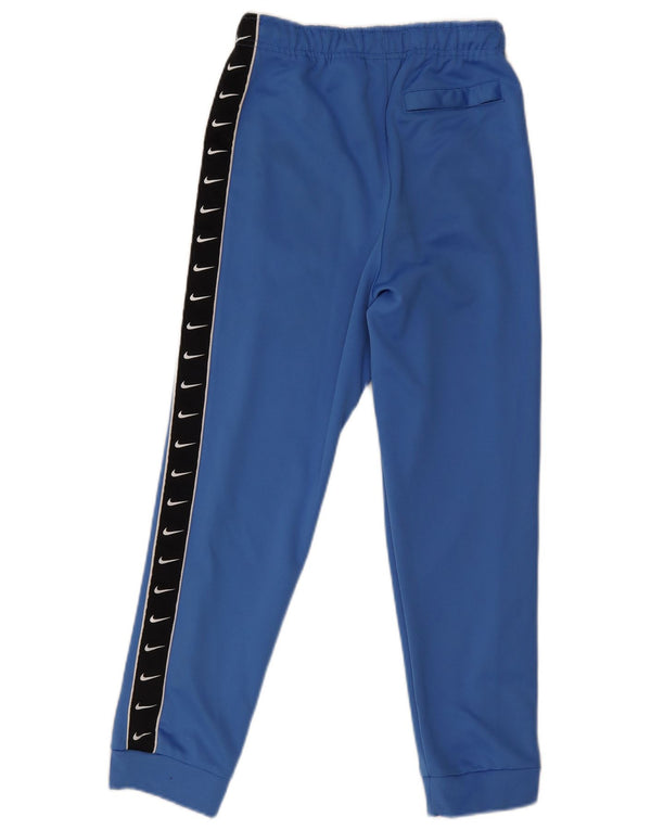 Nike Boys Tracksuit Trousers Joggers 13-14 Years XL Blue Colourblock