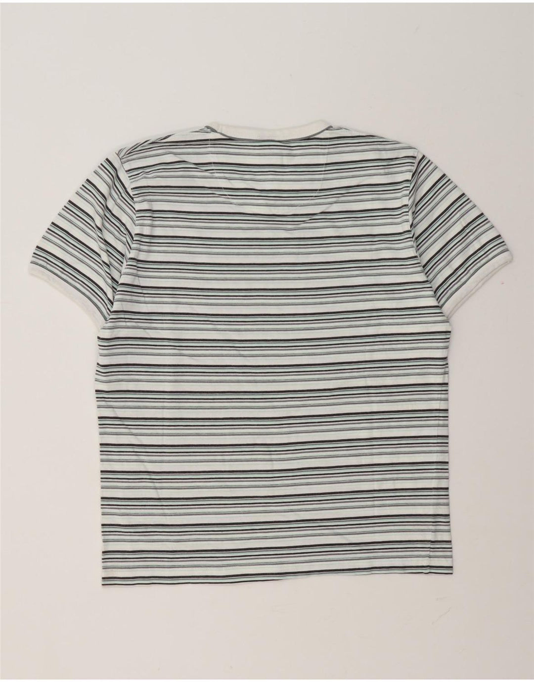 Nike Mens T-Shirt Top Medium Multicoloured Striped