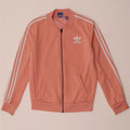 Adidas Womens Graphic Tracksuit Top Jacket UK 8 Small Pink Polyester