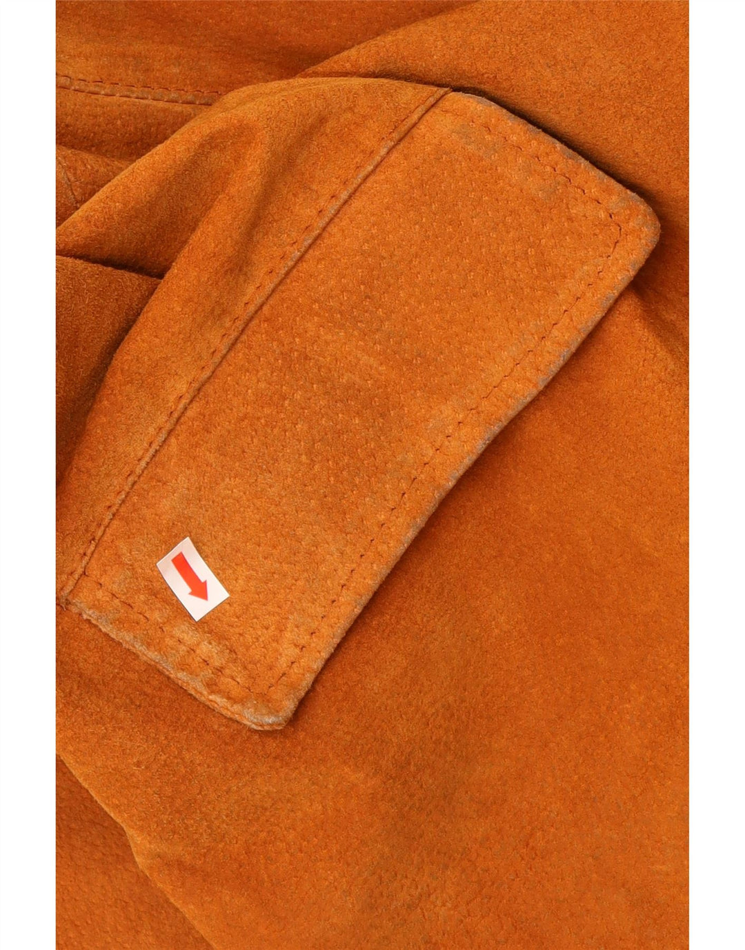 VINTAGE Womens Suede Jacket UK 14 Medium Brown Leather