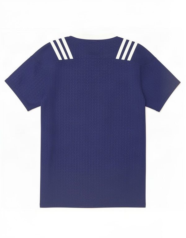 Adidas Mens T-Shirt Top Medium Navy Blue Polyester