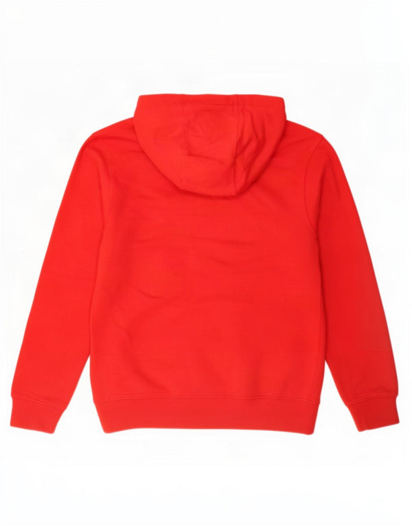 Nike Mens Hoodie Jumper Small Red Cotton