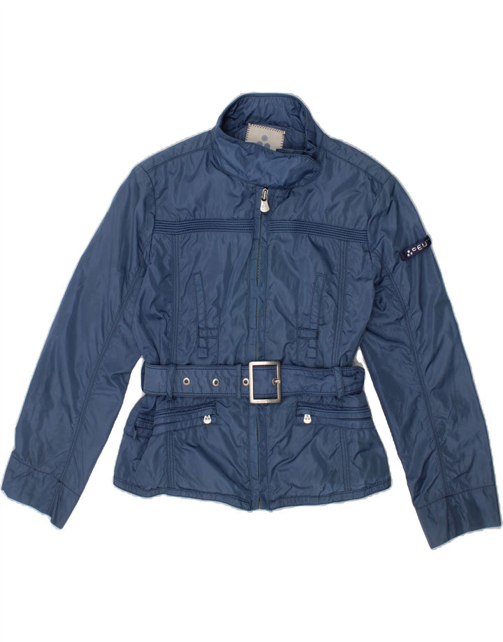 PEUTEREY Girls Utility Jacket 6-7 Years Small Blue Polyamide Vintage PEUTEREY and Second-Hand PEUTEREY from Messina Hembry 