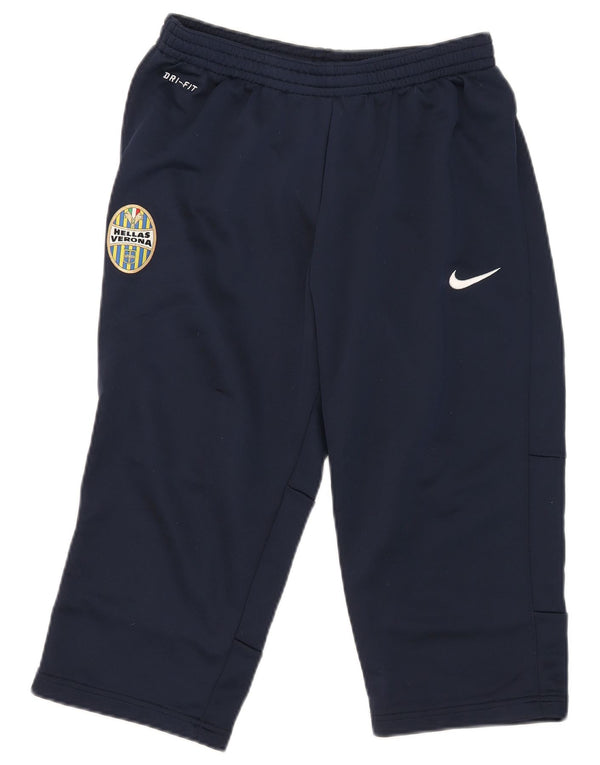 Nike Mens HELLAS VERONA Bermuda Sport Shorts Medium Navy Blue Polyester