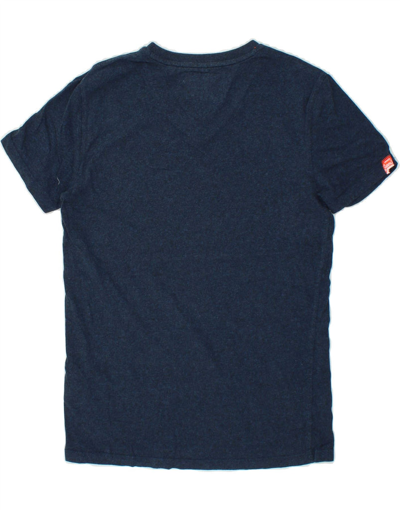 SUPERDRY Mens T-Shirt Top Small Navy Blue Cotton | Vintage Superdry | Thrift | Second-Hand Superdry | Used Clothing | Messina Hembry 