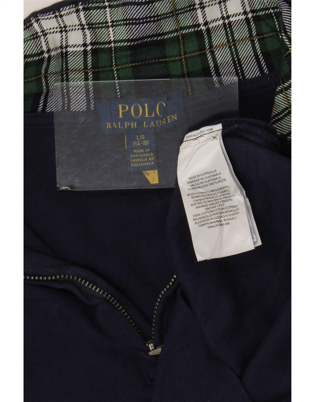 Polo Ralph Lauren Boys Sweatshirt Jumper 14-15 Years Large Navy Blue