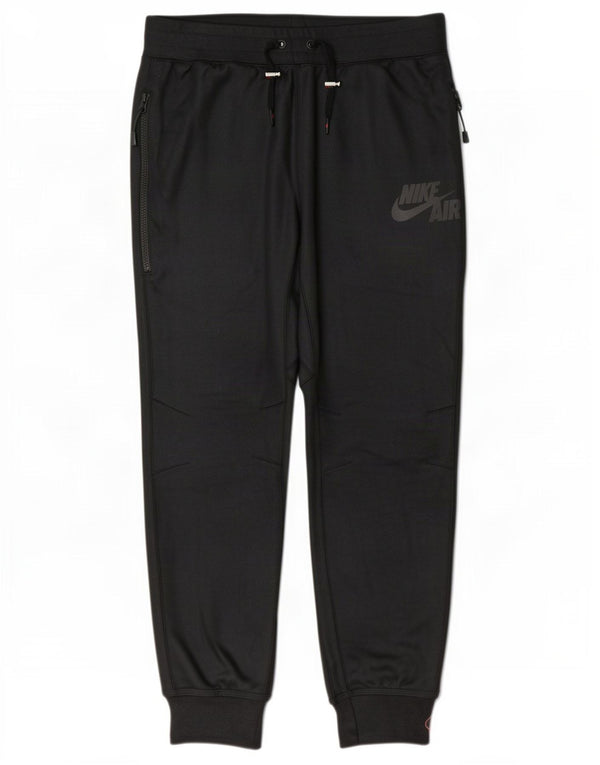 Nike Mens Graphic Tracksuit Trousers Joggers Medium Navy Blue Cotton