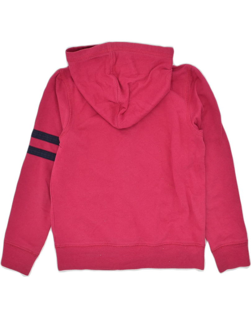 RALPH LAUREN Girls Graphic Zip Hoodie Sweater 5-6 Years Pink Cotton | Vintage Ralph Lauren | Thrift | Second-Hand Ralph Lauren | Used Clothing | Messina Hembry 