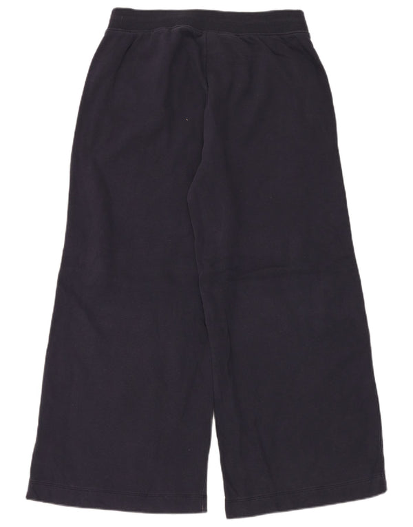 MARKS & SPENCER Womens Tracksuit Trousers UK 12 Medium Navy Blue Cotton