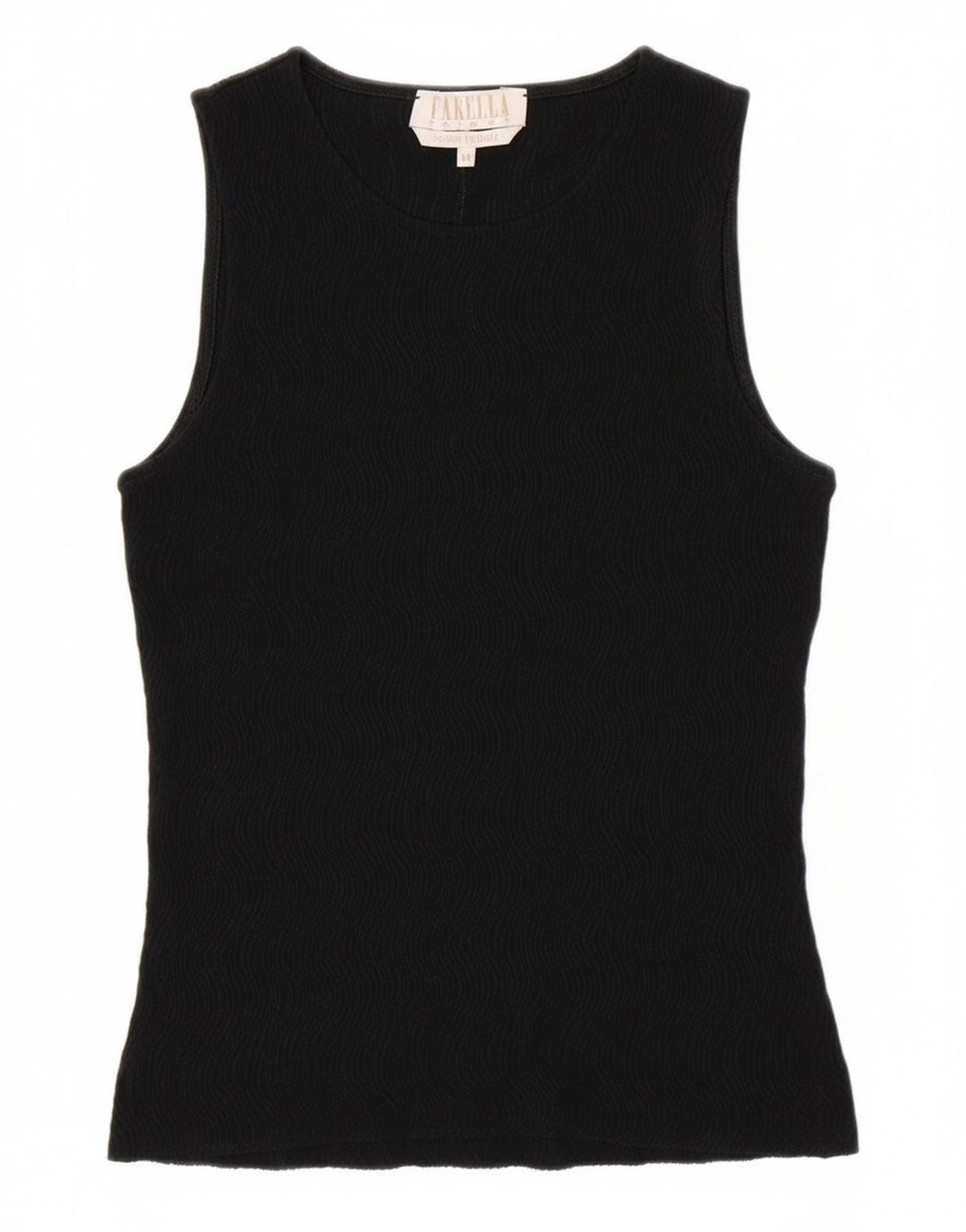 Marella Womens Vest Top UK 12 Medium Black