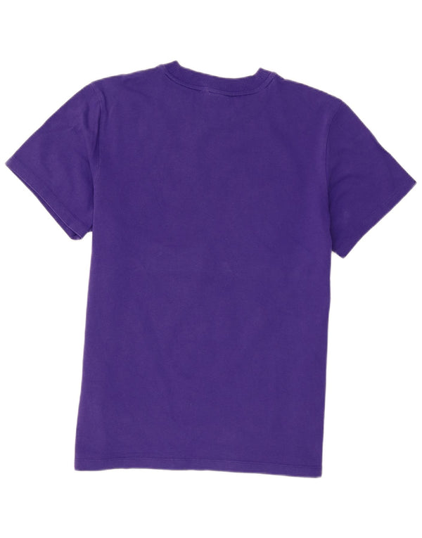 Adidas Mens Graphic T-Shirt Top Small Purple Cotton
