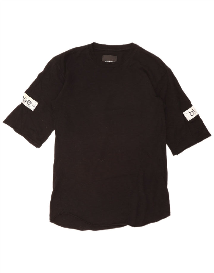 Pyrex Womens Graphic Top 3/4 Sleeve UK 16 Large Black