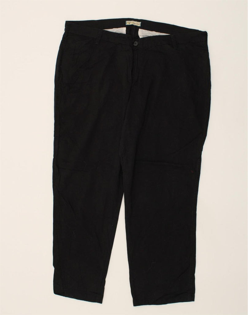 LEE Womens Tapered Chino Trousers W40 L28 Black Cotton | Vintage Lee | Thrift | Second-Hand Lee | Used Clothing | Messina Hembry 