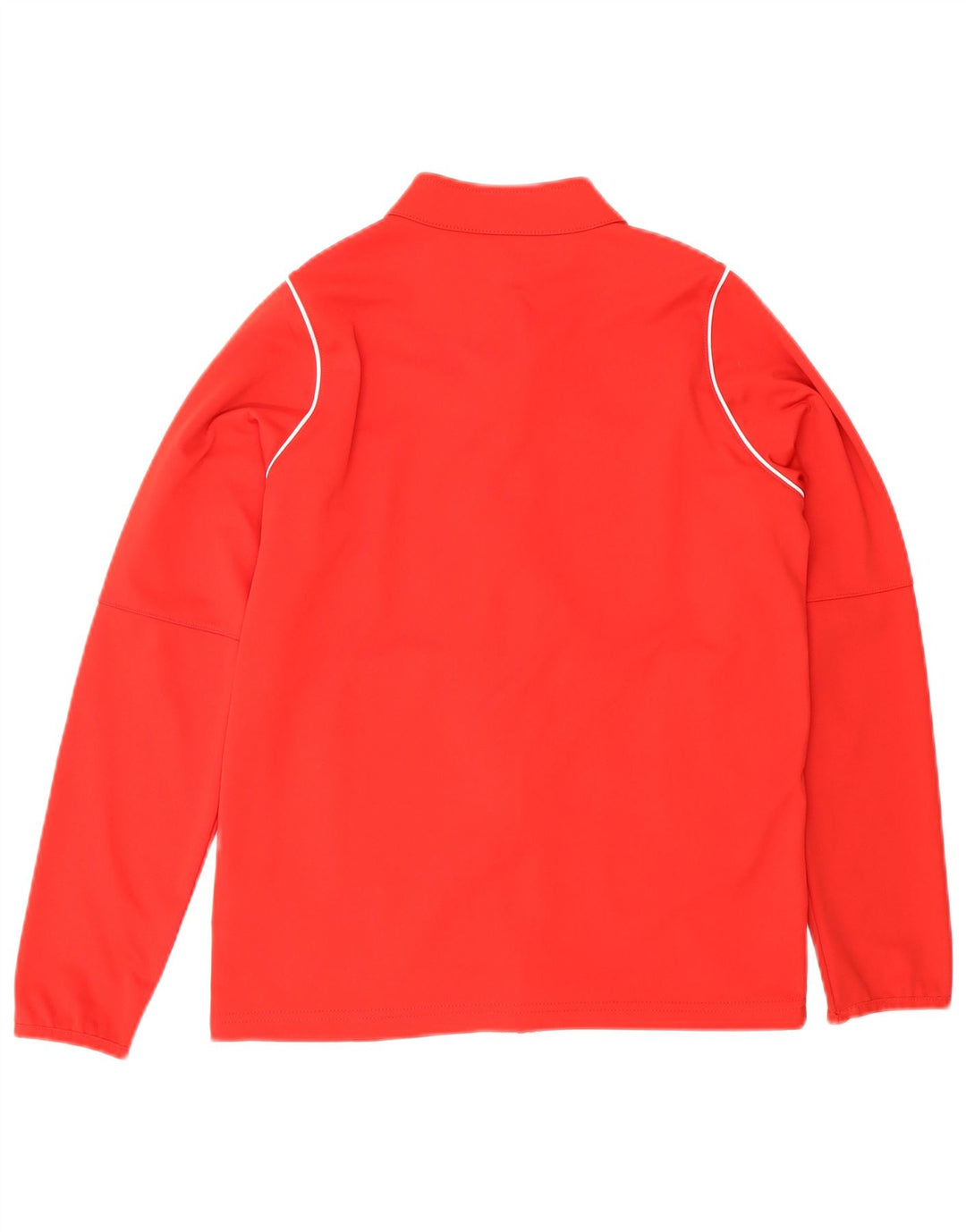 Nike Boys Dri Fit Tracksuit Top Jacket 12-13 Years Large Red Polyester