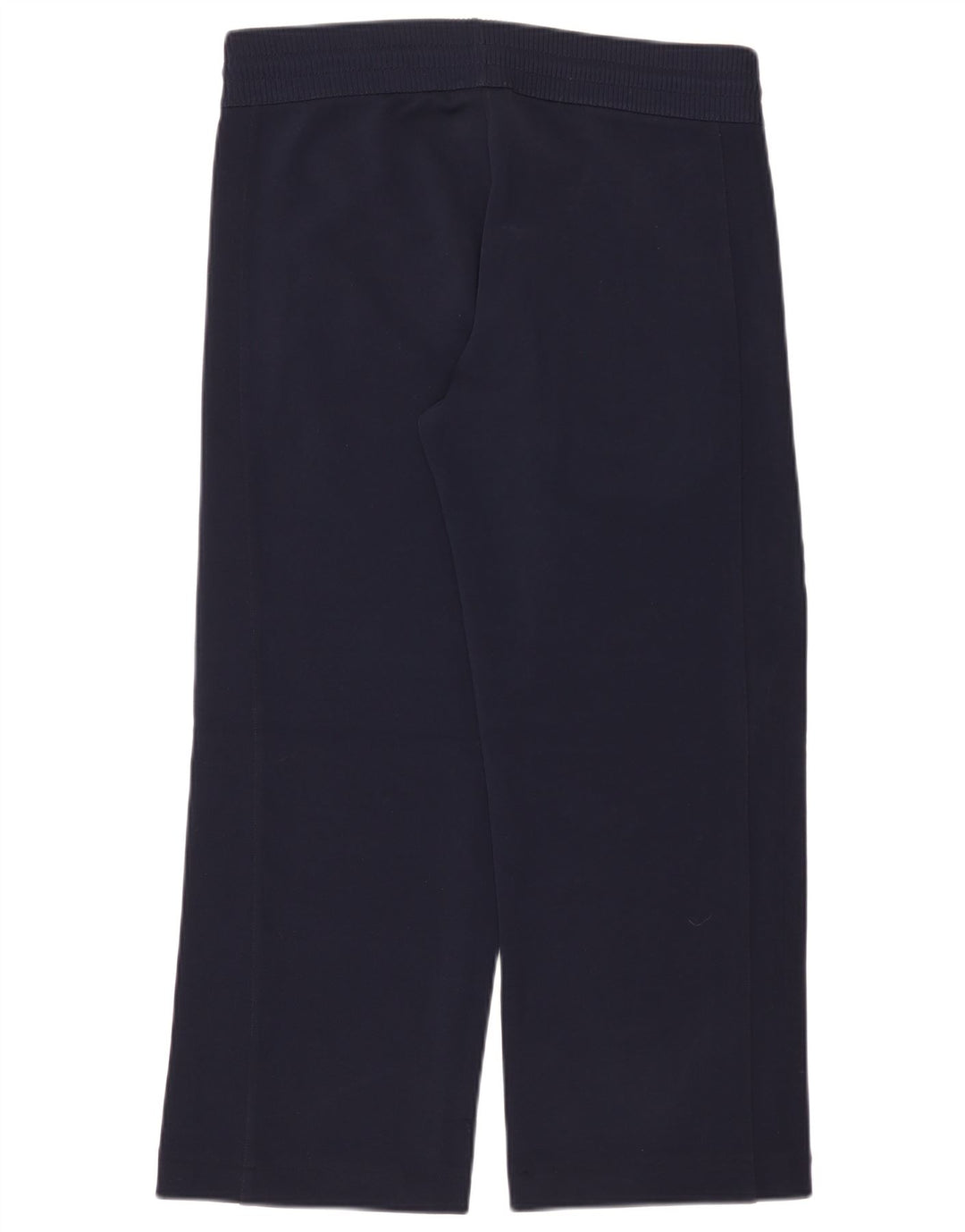 VINTAGE Womens Tracksuit Trousers UK 14 Medium  Navy Blue Polyamide