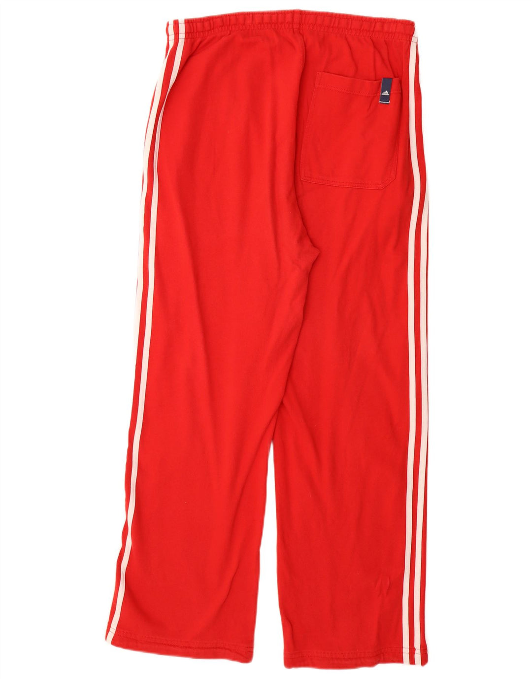 ADIDAS Mens Tracksuit Trousers UK 42/44 Large Red Cotton