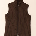 TOMMY HILFIGER Womens Padded Gilet UK 14 Medium Brown Polyester Vintage Tommy Hilfiger and Second-Hand Tommy Hilfiger from Messina Hembry 