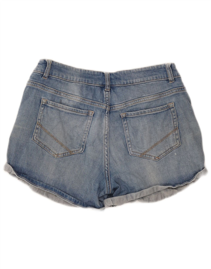 OASIS Womens Denim Shorts UK 12 Medium W32 Blue Cotton