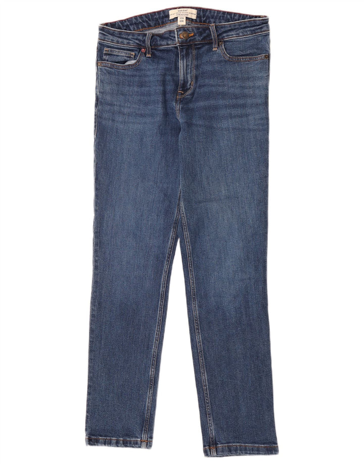 White Stuff Womens Straight Jeans UK 12 Medium W30 L30 Blue Cotton