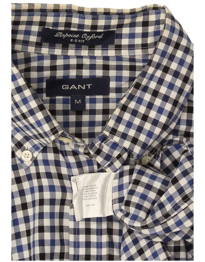 Gant Mens E-Z Fit Shirt Medium Multicoloured Gingham Cotton