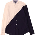 Tommy Hilfiger Mens Shirt Medium White Colourblock